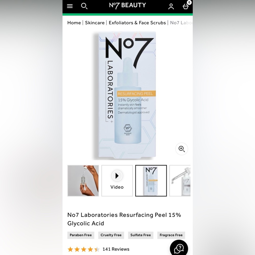 Resurfacing Peel with Glycolic Acid - White